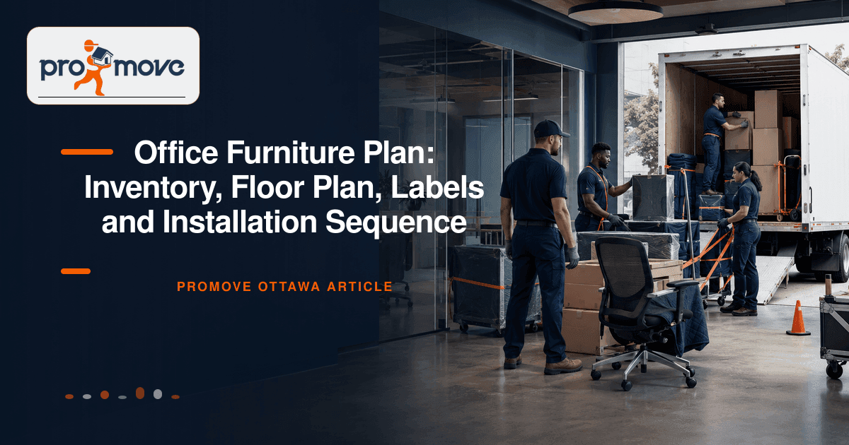 Office Furniture Plan: Inventory, Floor Plan, Labels and Installation Sequence, ProMove Ottawa featured guide image