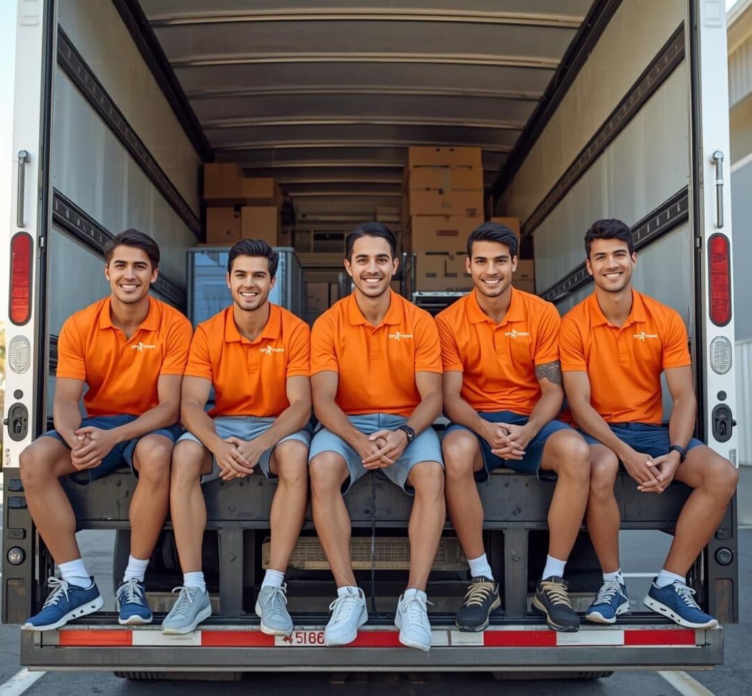 ProMove Ottawa team beside a moving truck