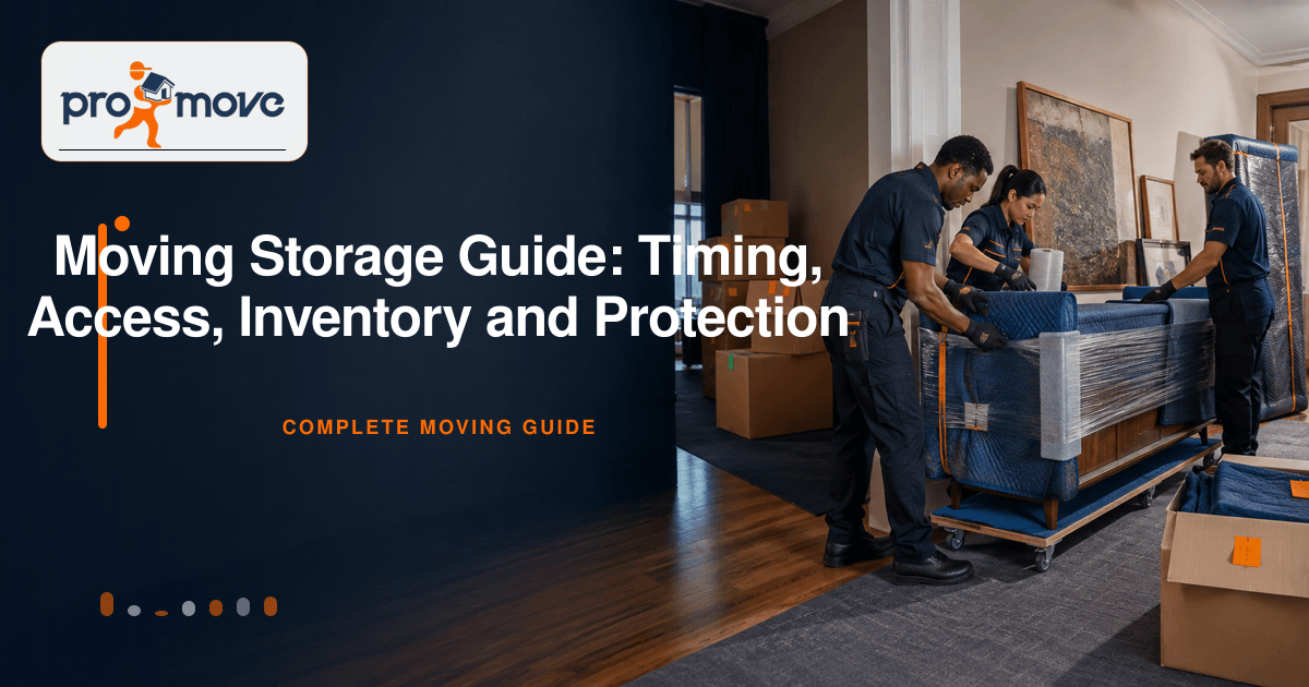 Moving Storage Guide: Timing, Access, Inventory and Protection, ProMove Ottawa featured guide image