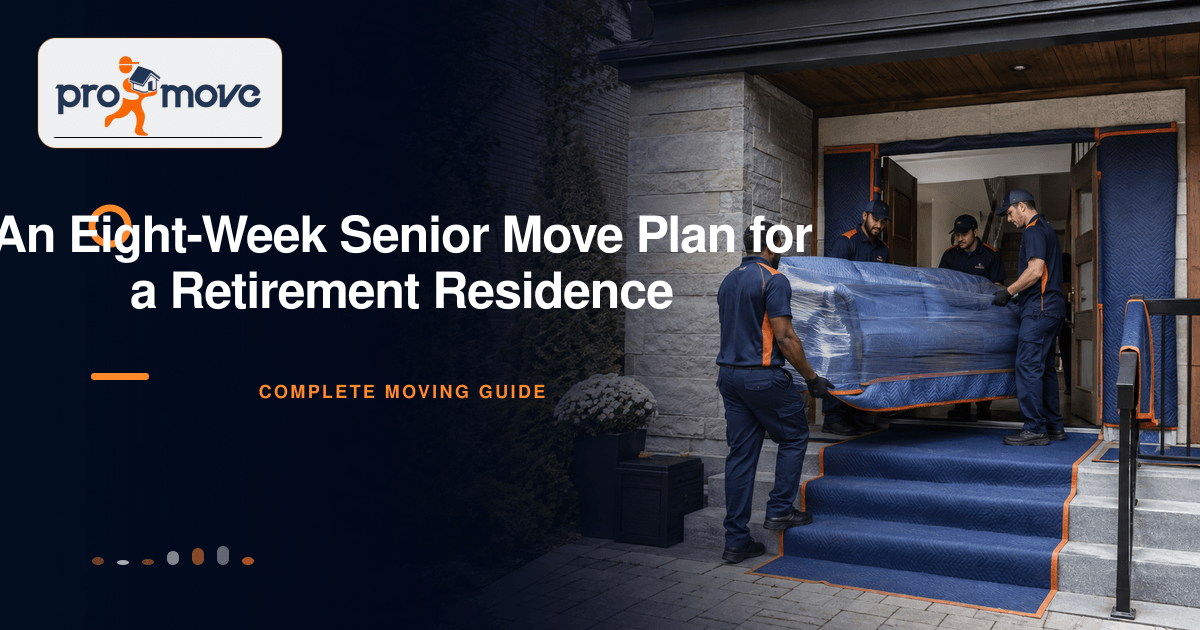 An Eight-Week Senior Move Plan for a Retirement Residence, ProMove Ottawa featured guide image