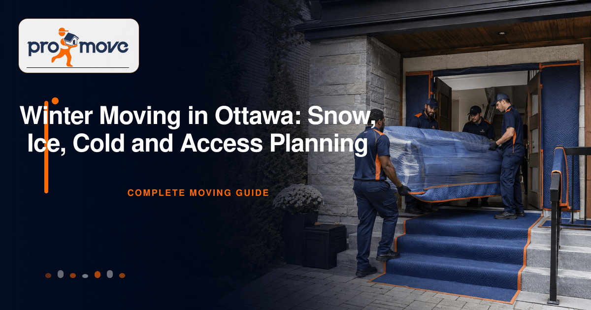 Winter Moving in Ottawa: Snow, Ice, Cold and Access Planning, ProMove Ottawa featured guide image